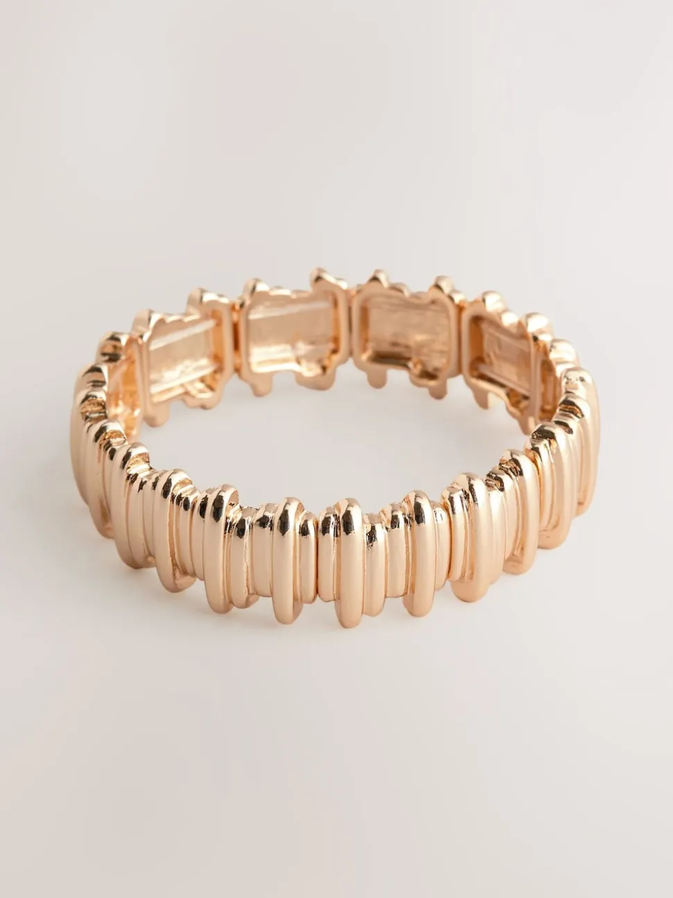Tonalité d'or - Bracelet extensible à crêtes