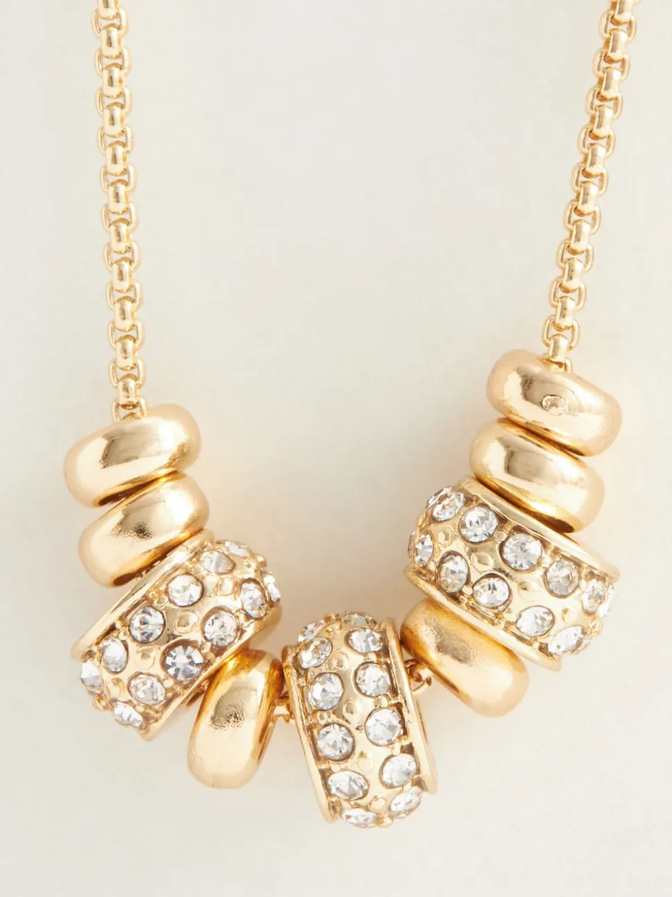 Tonalité d'or - Bracelet pully scintillant avec maïs soufflé perlé