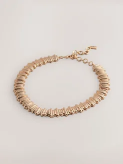 Tonalité d'or - Collier à col cranté