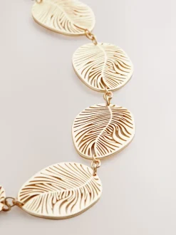 Tonalité d'or - Collier filigrane