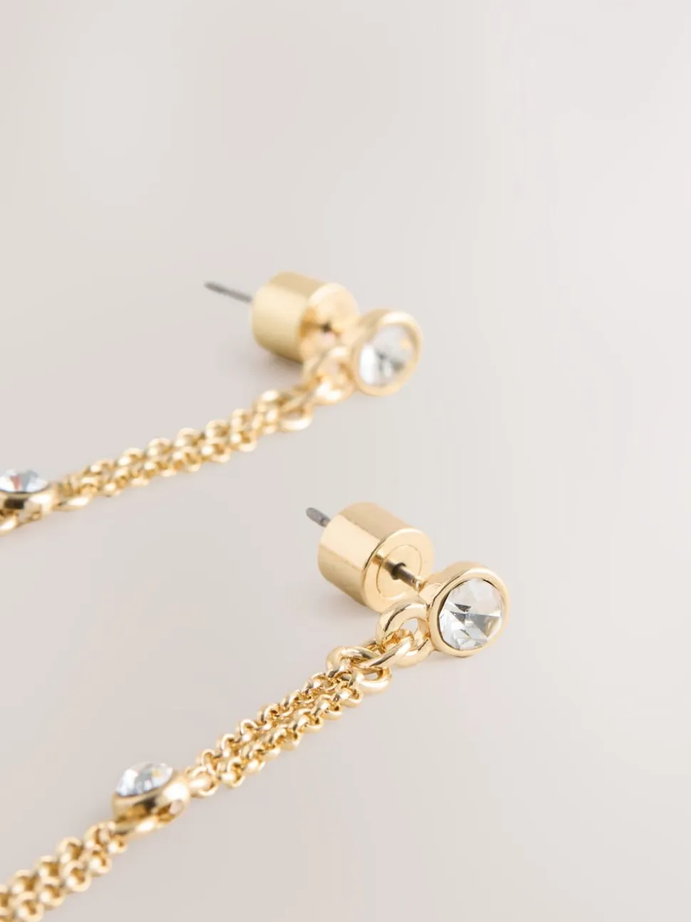 Tonalité d'or - Pendants d'oreilles scintillants