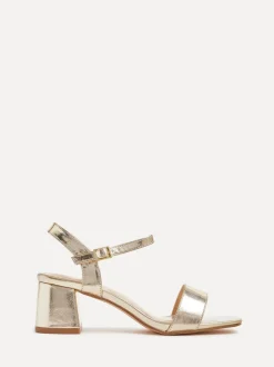 Tonalité d'or - Sandales Linzi Darcie à talons bas et épais