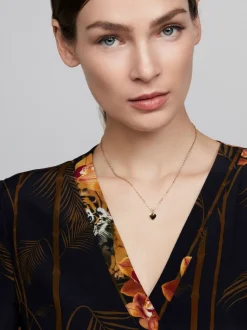 Tonalité d'or - Ted Baker HARA : Collier avec pendentif petit cœur