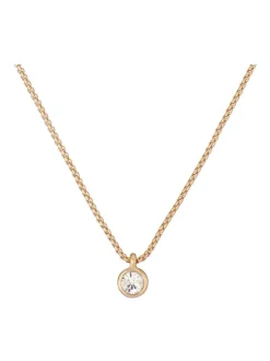 Tonalité d'or - Ted Baker SININAA : Collier avec pendentif en cristal