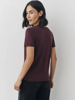 Tons terre - Lot de 7 t-shirts en coton à col rond au quotidien