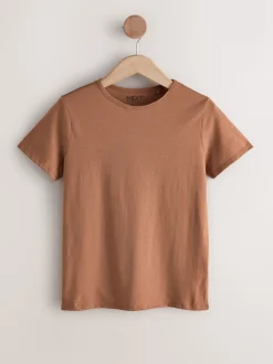 Tons terre - Lot de 7 t-shirts en coton à col rond au quotidien