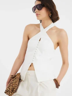 Top River Island Gilet à col licou