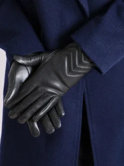 Totes Gants en cuir de première qualité Isotoner pour dames, doublés de cachemire