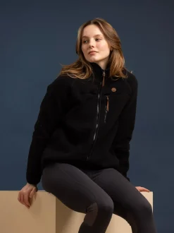 Trespass Quake Fleece Noir Veste