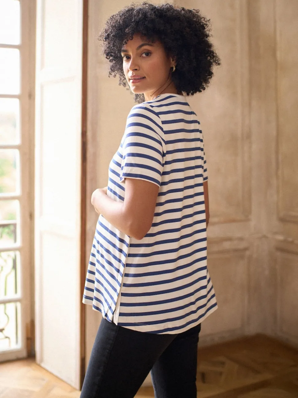 T-shirt Seraphine Grossesse et Allaitement Manches courtes