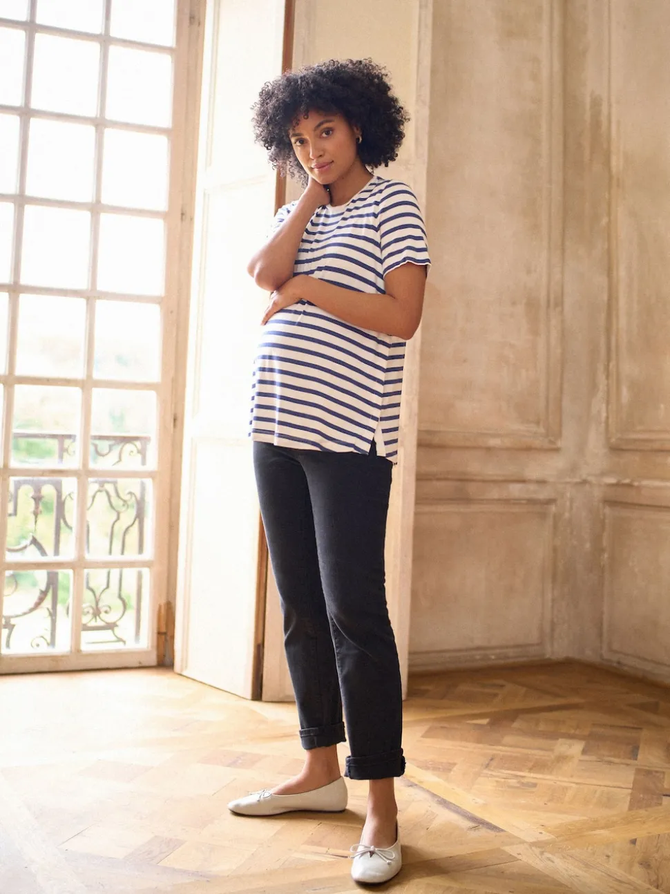 T-shirt Seraphine Grossesse et Allaitement Manches courtes
