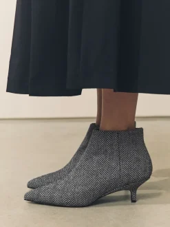 tweed gris - Bottes Forever Comfort® Kitten heel