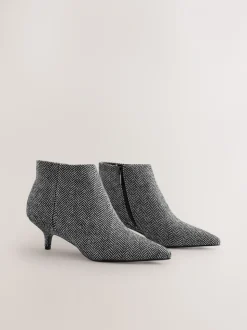 tweed gris - Bottes Forever Comfort® Kitten heel