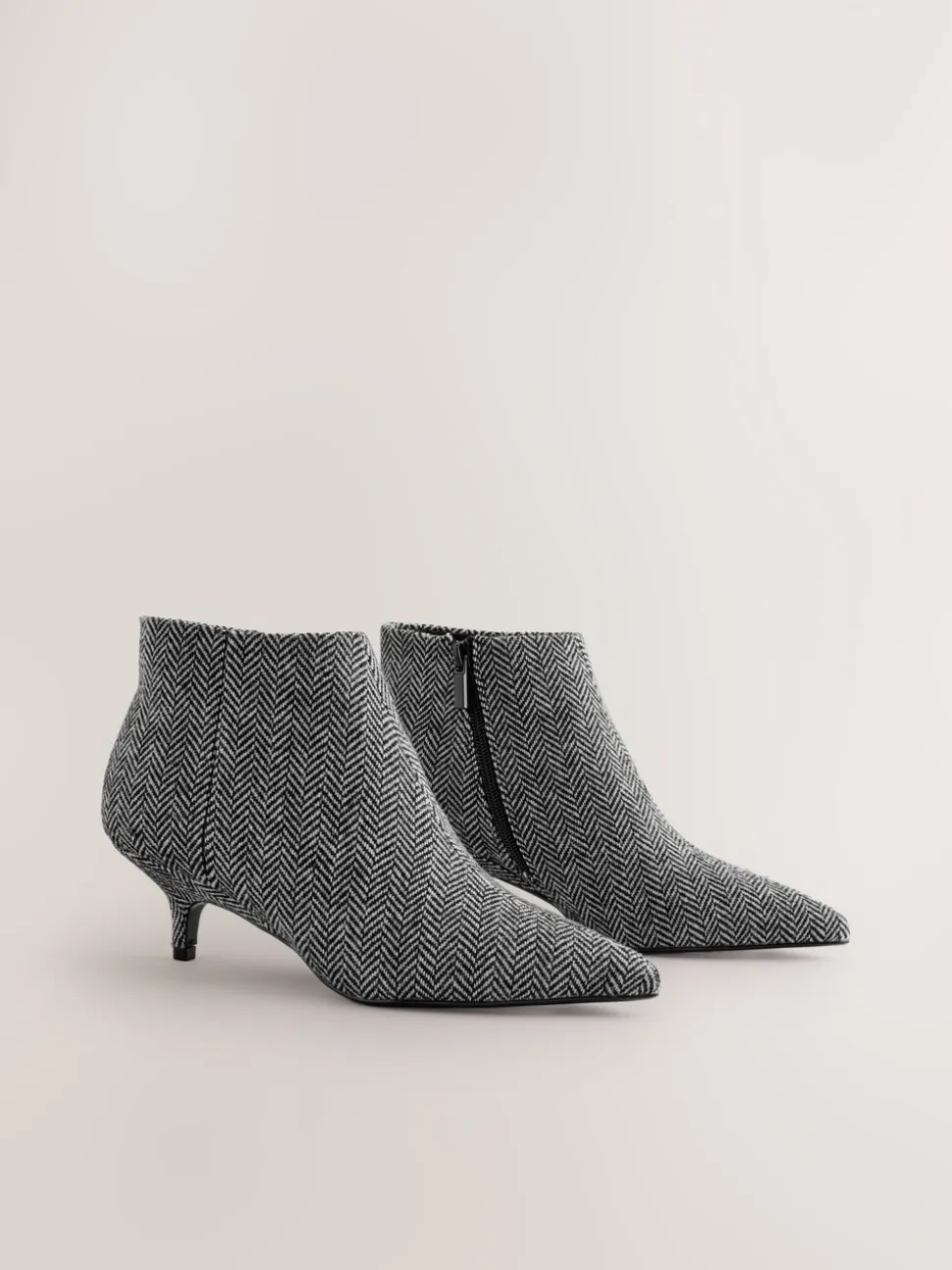 tweed gris - Bottes Forever Comfort® Kitten heel