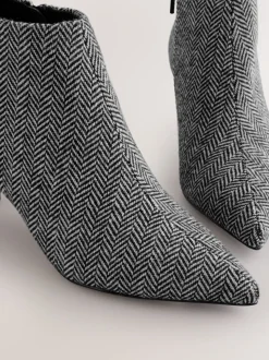 tweed gris - Bottes Forever Comfort® Kitten heel