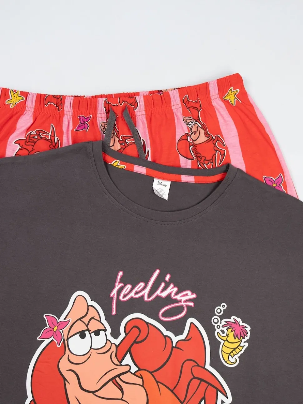 Vanilla Underground Disney The Little Mermaid Sebastian Manches courtes Long Pyjamas Ensemble