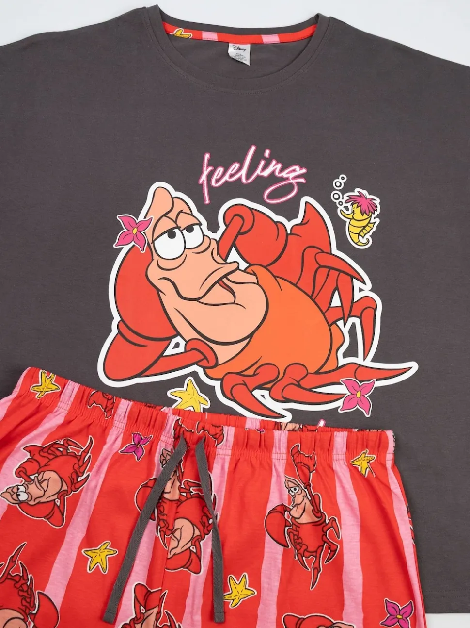 Vanilla Underground Disney The Little Mermaid Sebastian Manches courtes Long Pyjamas Ensemble