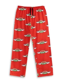 Vanilla Underground Friends Ensemble de pyjama long à Manches courtes avec Logo Central Perk