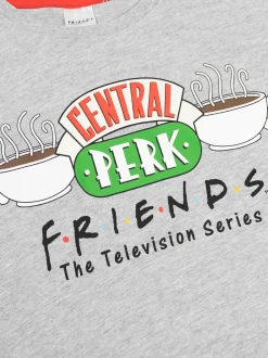 Vanilla Underground Friends Ensemble de pyjama long à Manches courtes avec Logo Central Perk