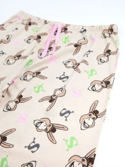 Vanilla Underground pyjama Shrek multicolore à manches courtes pour femme 100% coton