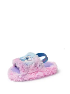 Vanilla Underground Womens Disney Stitch Fluffy Slipper Curseur