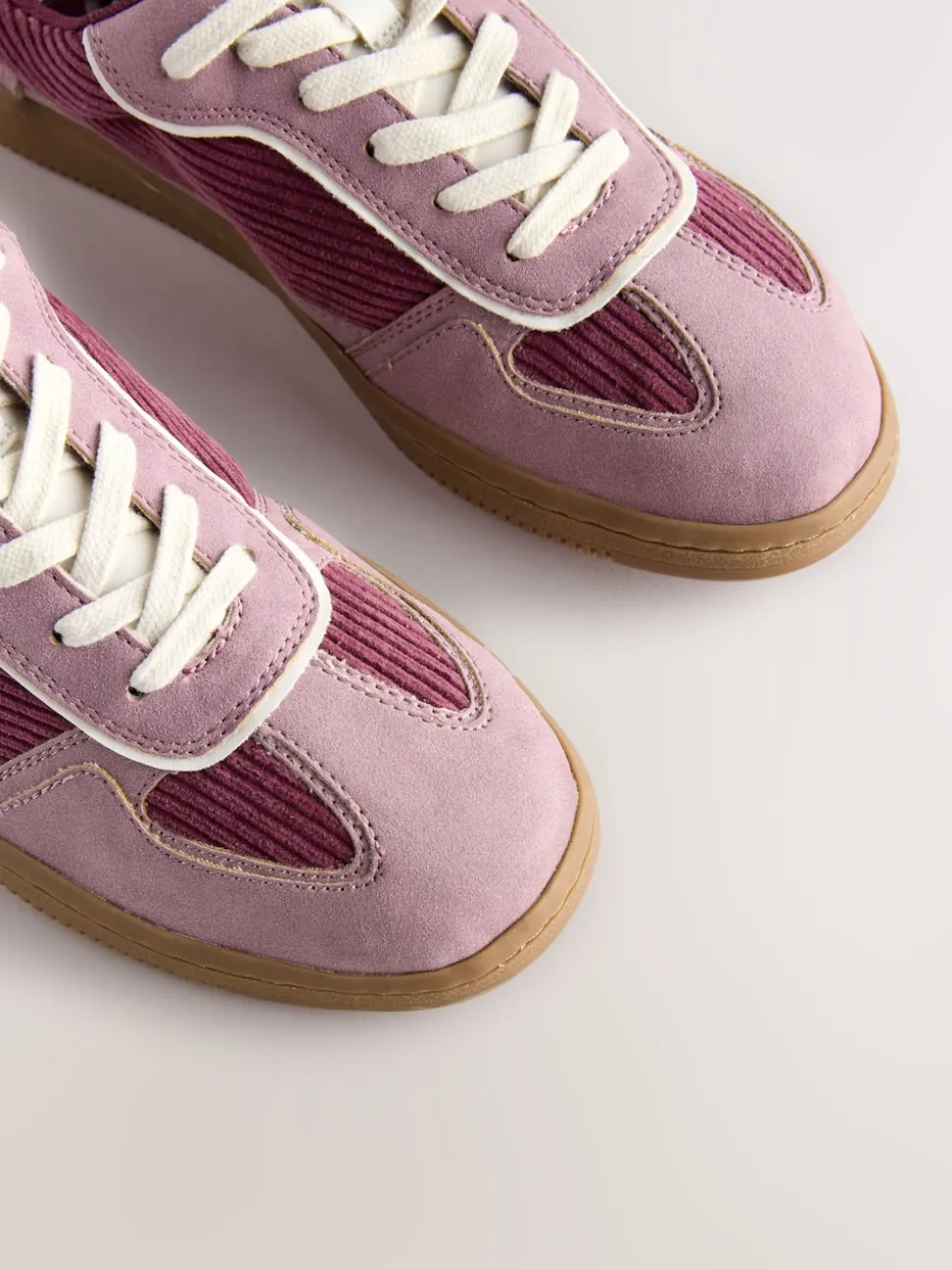 Velours côtelé rose - Forever Comfort® Lacets Formateurs
