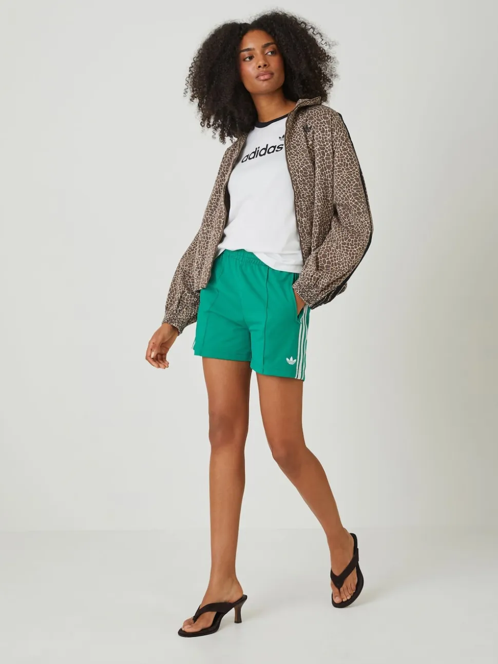 Vert - adidas originals Short Firebird