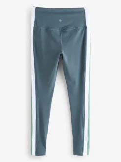 Vert - Athleta Elation Sport Rayure Ultra Grande taille Leggings