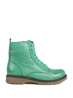 Vert - Bottes Pavers All en cuir Chaussures à talons