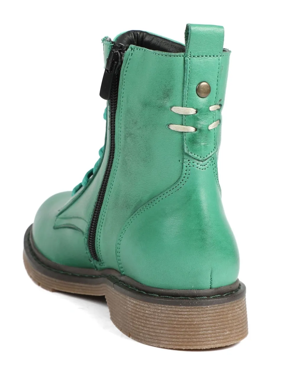 Vert - Bottes Pavers All en cuir Chaussures à talons