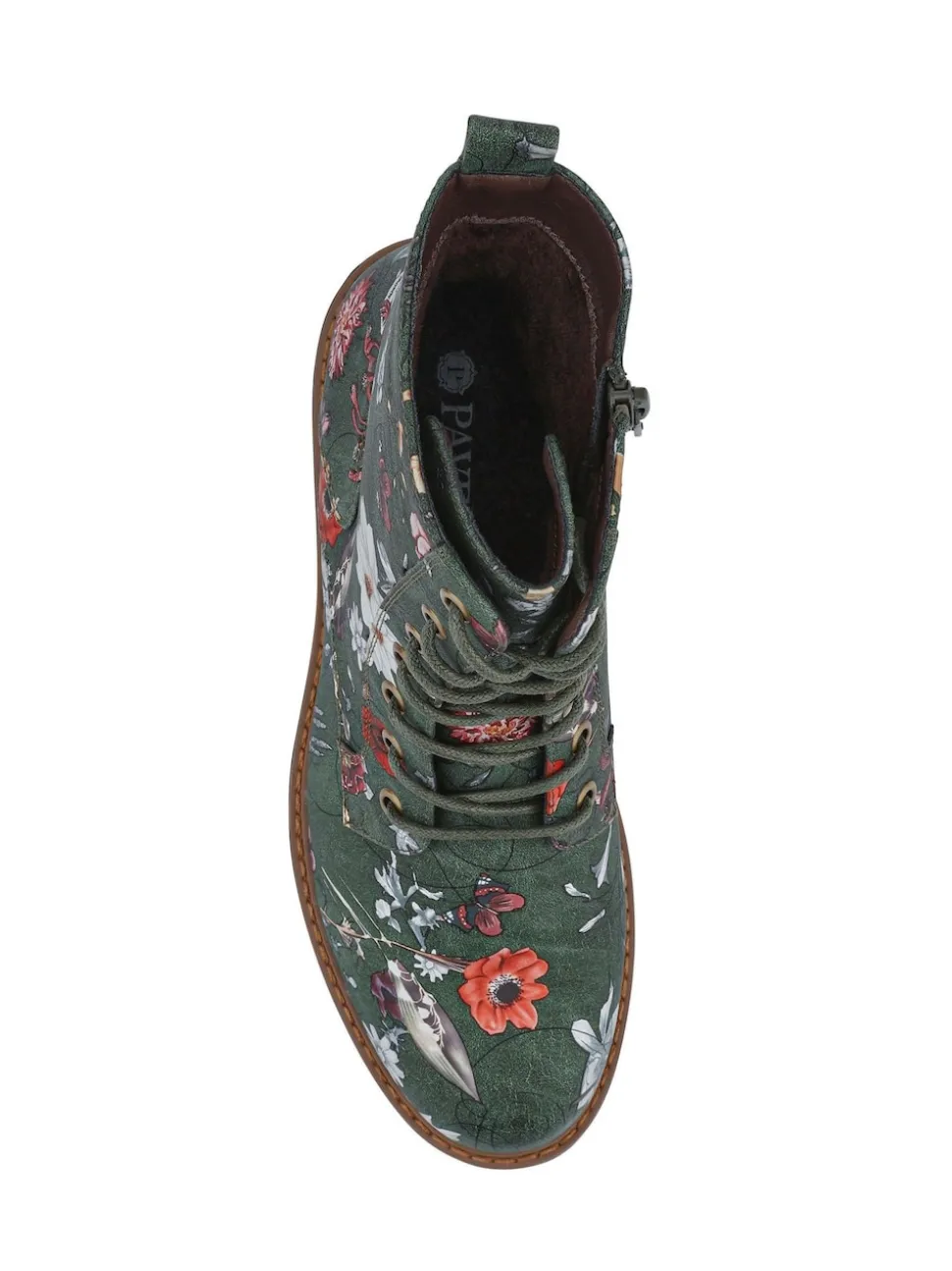 Vert - Bottes/Bottines cheville Dentelle Coupe ample Pavers