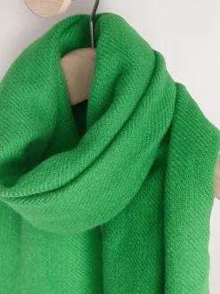 Vert - Écharpe mi-épaisse en Blend