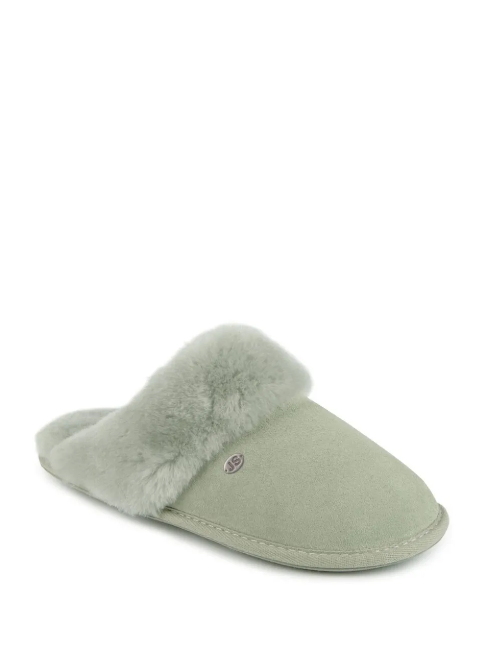 Vert - Chaussons Just Sheepskin Duchess femme en peau de mouton