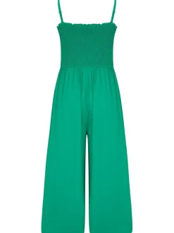 Vert - Combinaison de plage Pour Moi bustier à corsage froncé