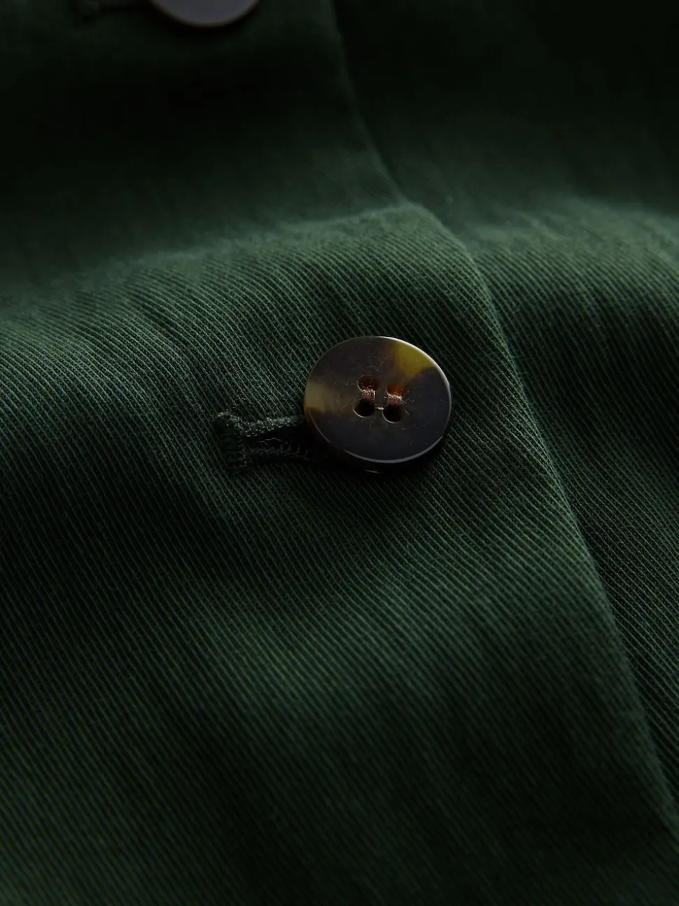 Vert - Gilet boutonné sur le devant