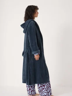Vert - Hush Robe de chambre à capuche Fluffy