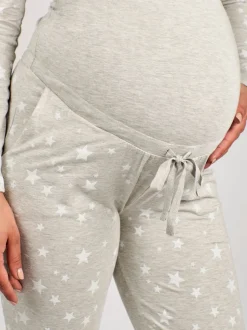 Vert à la menthe - Ensemble pyjama JoJo Maman Bébé grossesse et allaitement avec étoile