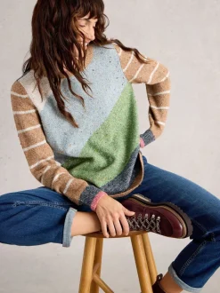 Vert à la menthe - White Stuff Talia Nep Pull