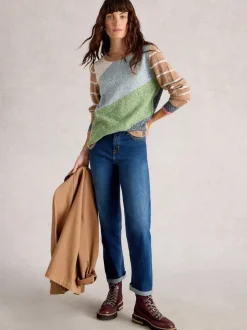 Vert à la menthe - White Stuff Talia Nep Pull
