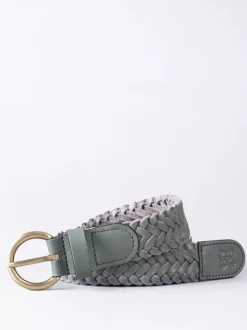Vert - Lakeland Leather Waverton Woven Ceintures