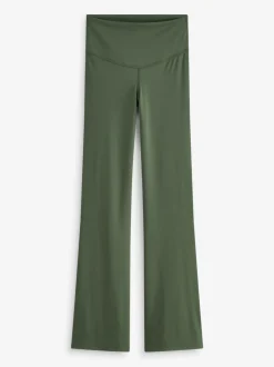 Vert - Leggings de sport de yoga évasés Supersoft Dry Tech