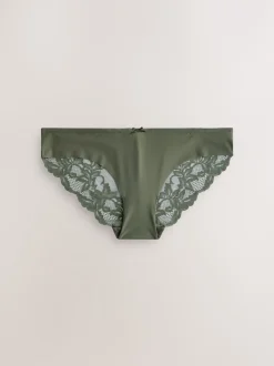 vert - No VPL Lace Back Briefs 5 Pack