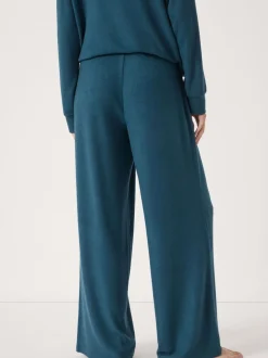 Vert - Pantalon de jogging large Hush Elle super doux