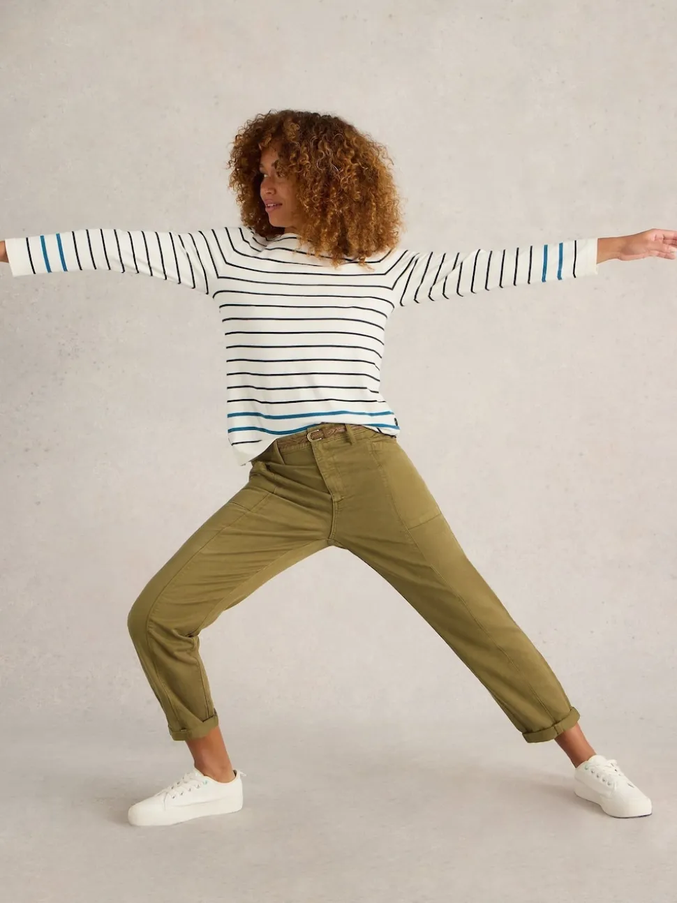 Vert - Pantalon White Stuff Thea