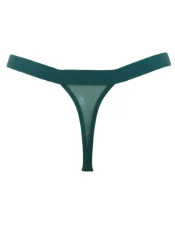 Vert - Pour Moi Tongs brodées Inde