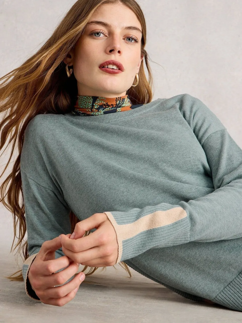 Vert - Pull White Stuff olive