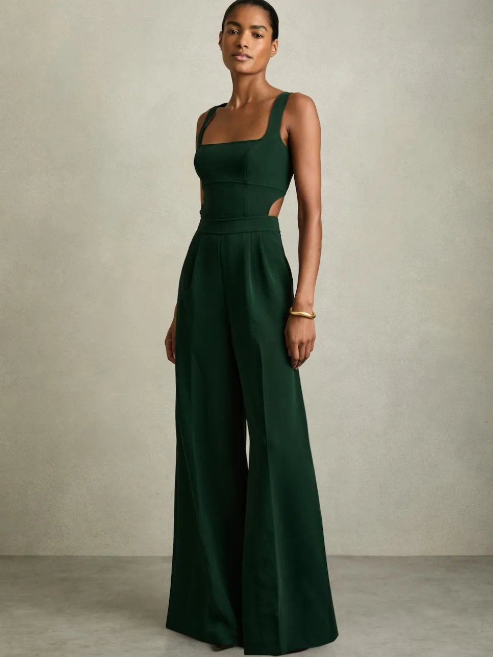 Vert - Reiss Dion Ample Cut-Out Combinaison