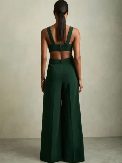Vert - Reiss Dion Ample Cut-Out Combinaison