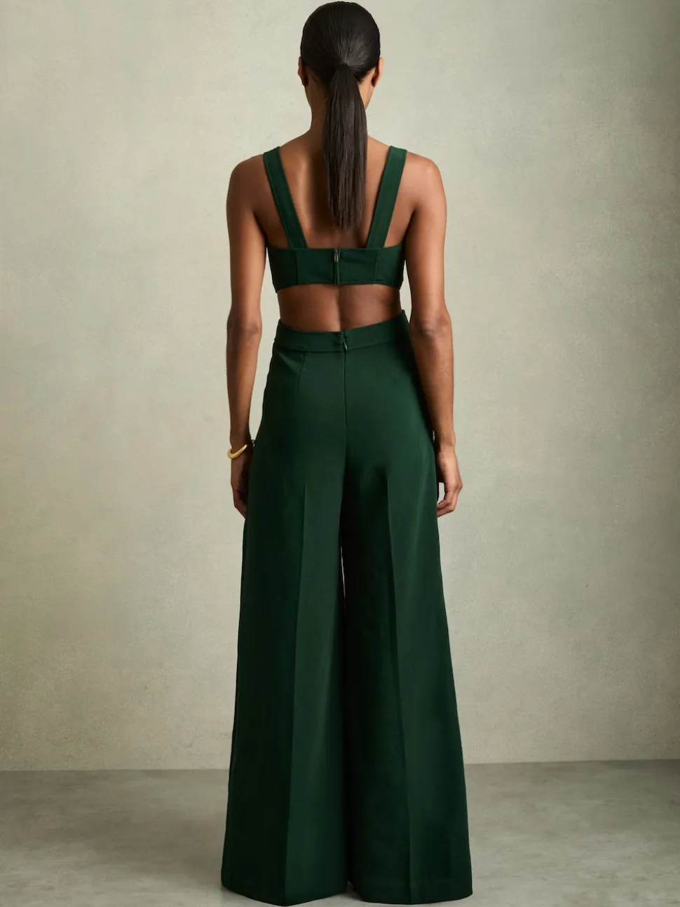 Vert - Reiss Dion Ample Cut-Out Combinaison
