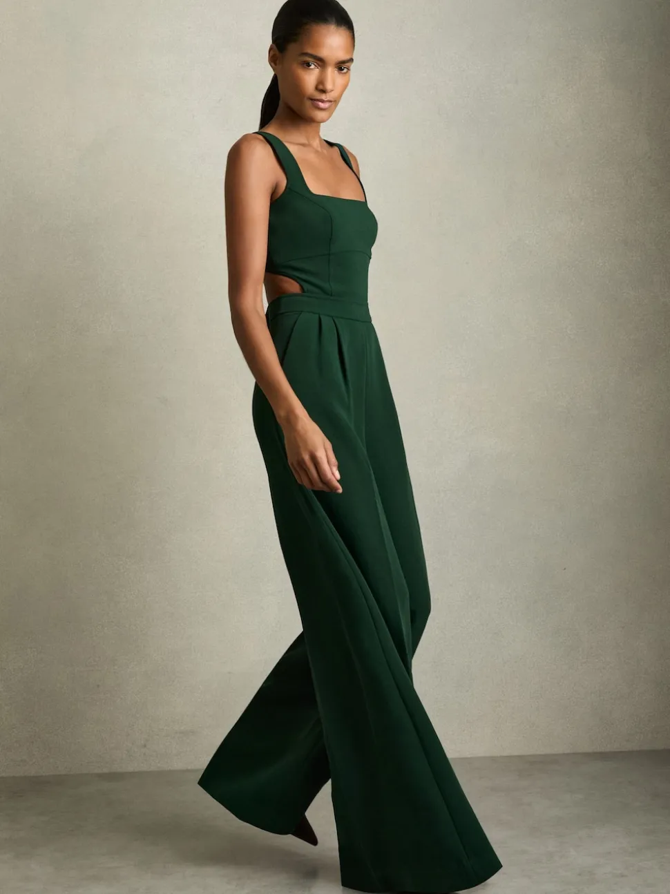 Vert - Reiss Dion Ample Cut-Out Combinaison